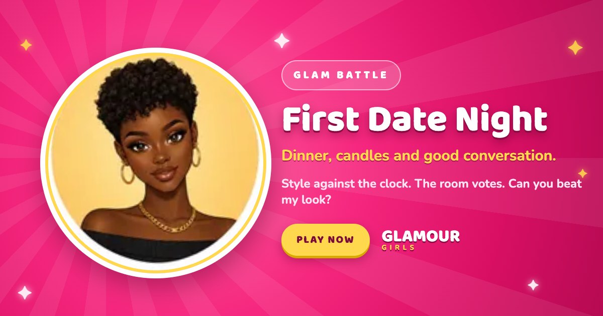 Date Night illustrated game card
