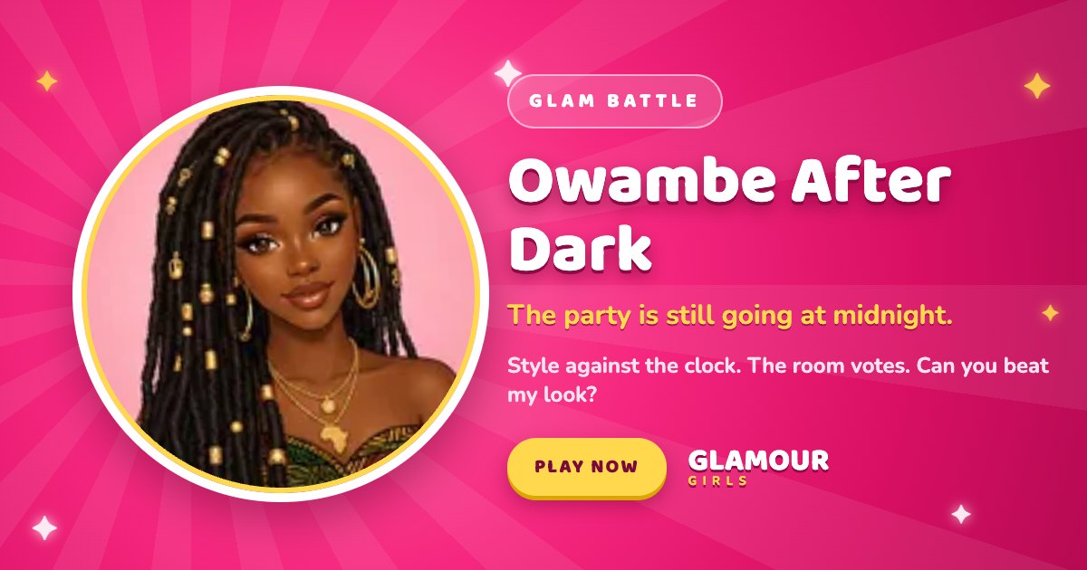 Owambe After Dark promotional card