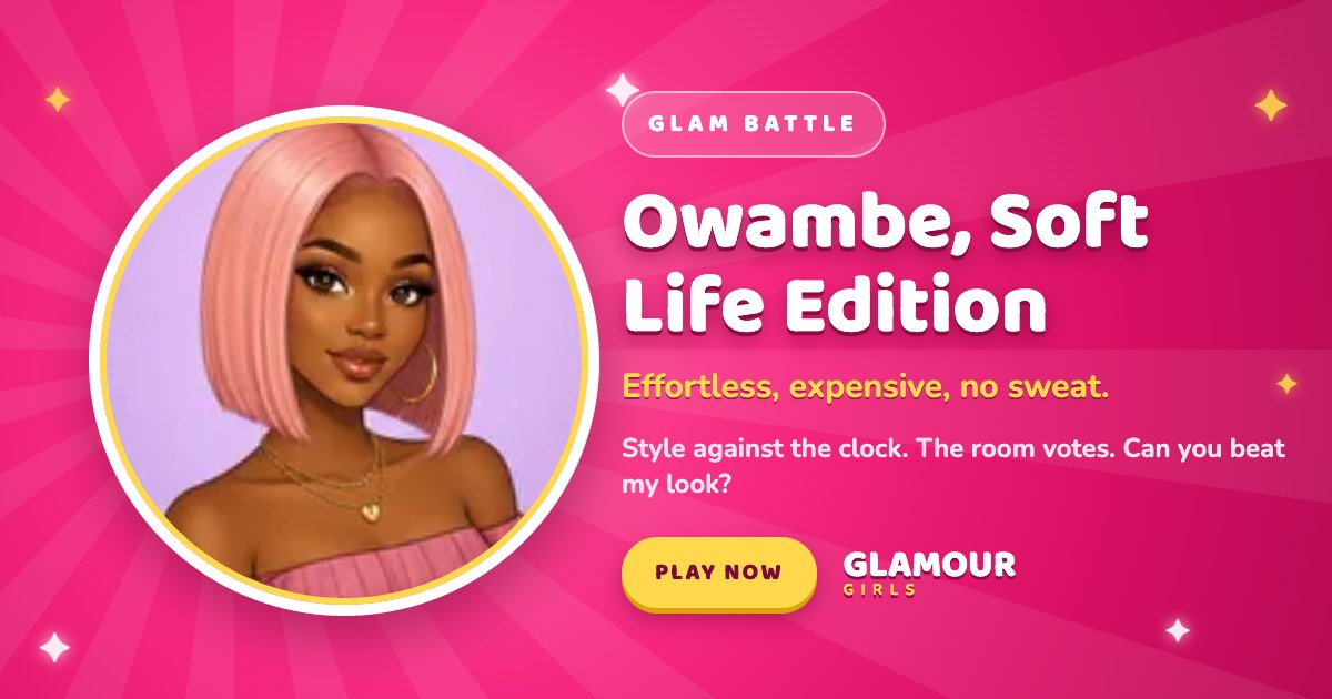 Owambe Soft Life illustrated game card